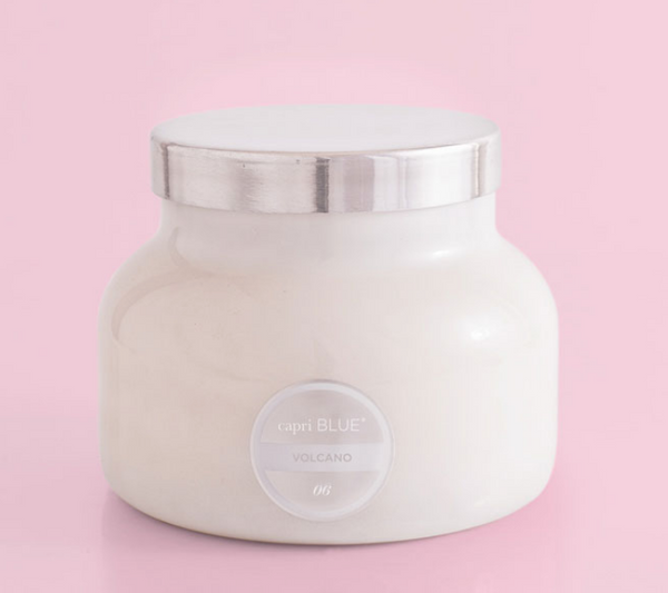 Volcano White Signature Jar Candle