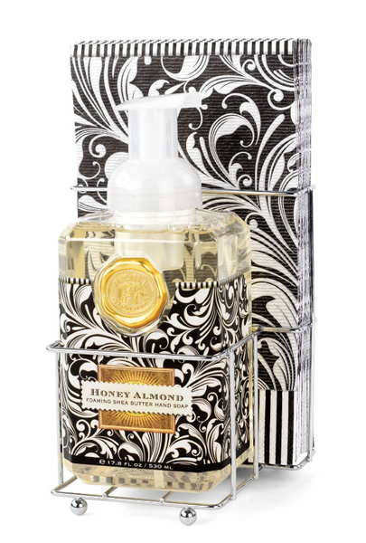 Honey Almond Foaming Hand Soap Napkin Set