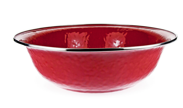 Solid Red Serving Basin