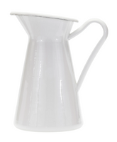 Solid White Pitcher