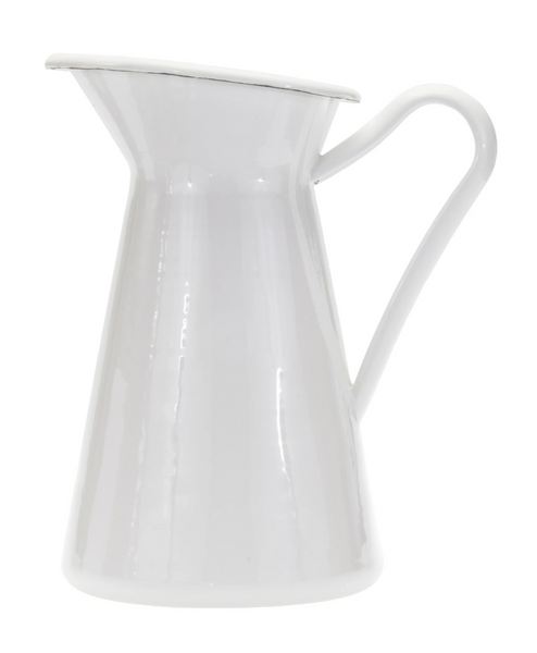 Solid White Pitcher