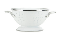 Solid White Petite Colander