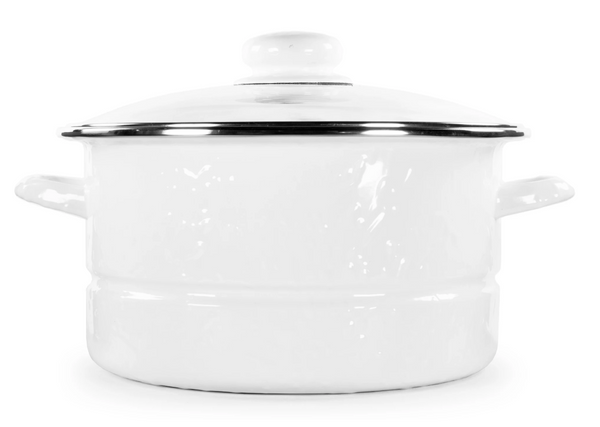 Solid White 6 quart Stock Pot