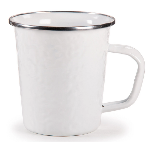 Solid White Latte Mug