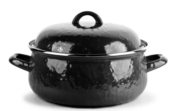 Solid Black Dutch Oven