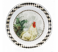 Rooster Royale Large Serving Tray