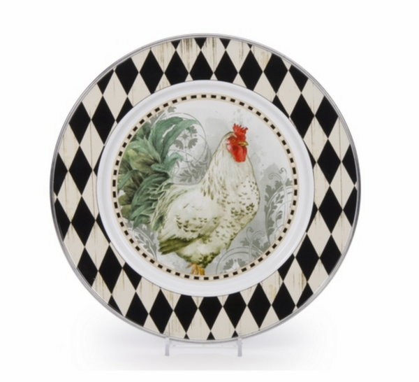 Rooster Royale Dinner Plate