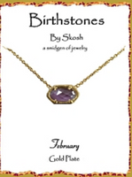 Skosh Gold Birthstone Necklaces