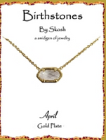 Skosh Gold Birthstone Necklaces