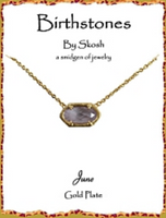 Skosh Gold Birthstone Necklaces