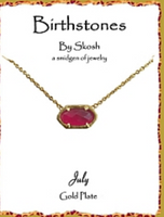 Skosh Gold Birthstone Necklaces