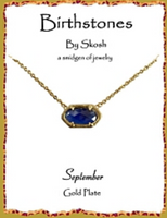 Skosh Gold Birthstone Necklaces