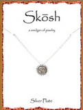 Skosh Silver Druzy Necklaces