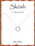 Skosh Silver Druzy Necklaces