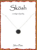 Skosh Silver Druzy Necklaces