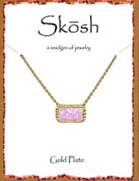 Skosh Gold Druzy Necklaces