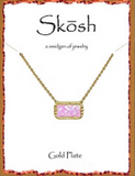 Skosh Gold Druzy Necklaces