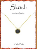 Skosh Gold Druzy Necklaces