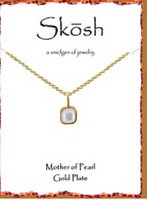 Skosh Gold Druzy Necklaces