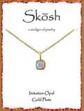 Skosh Gold Druzy Necklaces