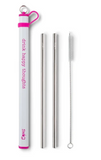 Double Stainless Steel Straw Set