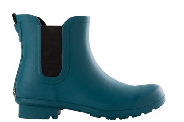 Chelsea Matte Teal Women's Rain Boots