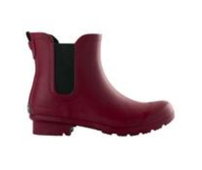 Chelsea Matte Maroon Women's Rain Boots