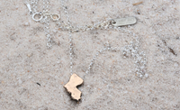 Mississippi Tiny State Necklace