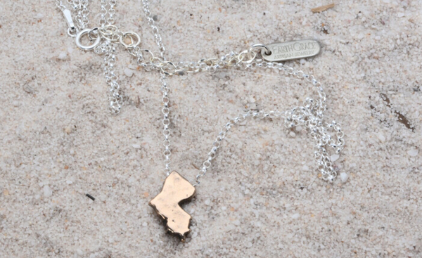 Mississippi Tiny State Necklace