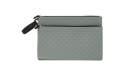 Chewbeads Grey Go Silicone Wipes Clutch Case