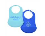 Chewbeads Baby 100% Silicone Bib (2 Pack)