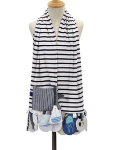 Mommy & Me Activity Scarf- Blue
