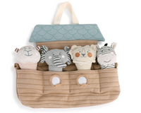 Noah's Ark with Squeakers plush toy set