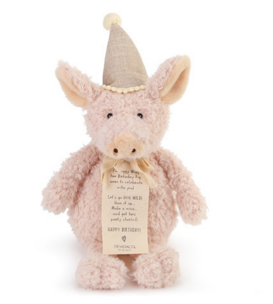 Piggy Wigg the Birthday Pig Plush Toy