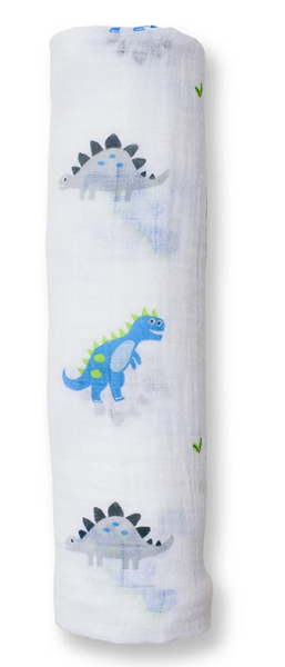 Prehistoric Pals Swaddling Blanket