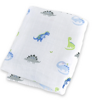 Prehistoric Pals Swaddling Blanket