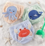 Beach Bums 3-Piece Diaper Cover Gift Set (0-6 Months)