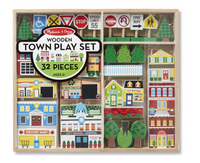 Wooden Town Play Set