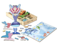 Mermaid Magnetic Dress-Up Play Set