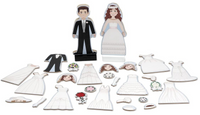 Bride And Groom Magnetic Dress-Up