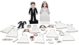 Bride And Groom Magnetic Dress-Up