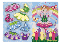 Fairy Dress-Up Wooden Chunky Puzzle (10 pcs)