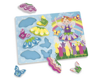 Fairy Dress-Up Wooden Chunky Puzzle (10 pcs)