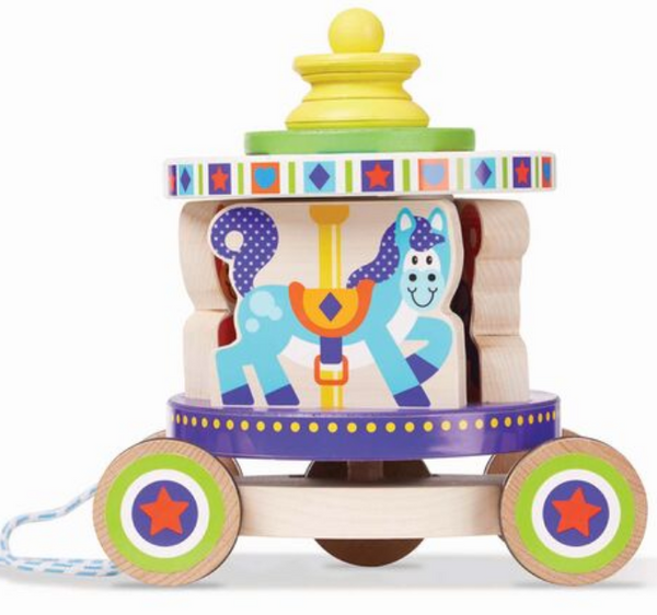 First Play Carousel Pull Toy