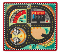 Round the Speedway Race Track Rug & Car Set