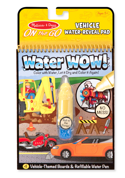 Water Wow! Vehicles - On the Go Travel Activity