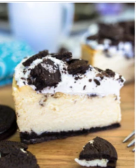 Cookies and Cream with Oreo Cheesecake