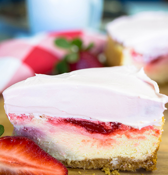Strawberry Wave Cheesecake