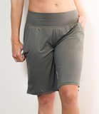 Faceplant Bamboo Bermuda Style Shorts, Earl Grey