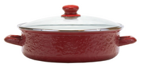 Solid Red Small Saute Pan